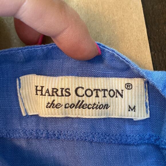 Haris Cotton The Collection front pocket linen sleeveless top Size Medium - Picture 5 of 5